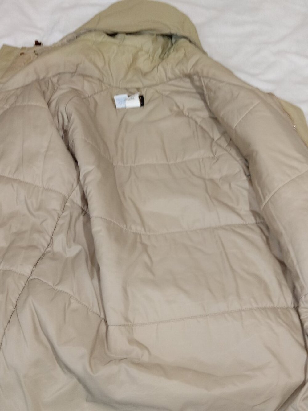 Vintage Browning Gore-Tex Parka Jacket Mens M Made USA Hooded Hunting Tan - Picture 9 of 14